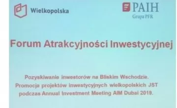 Nabór na udział w targach Annual Investment Meeting 2019 w Dubaju