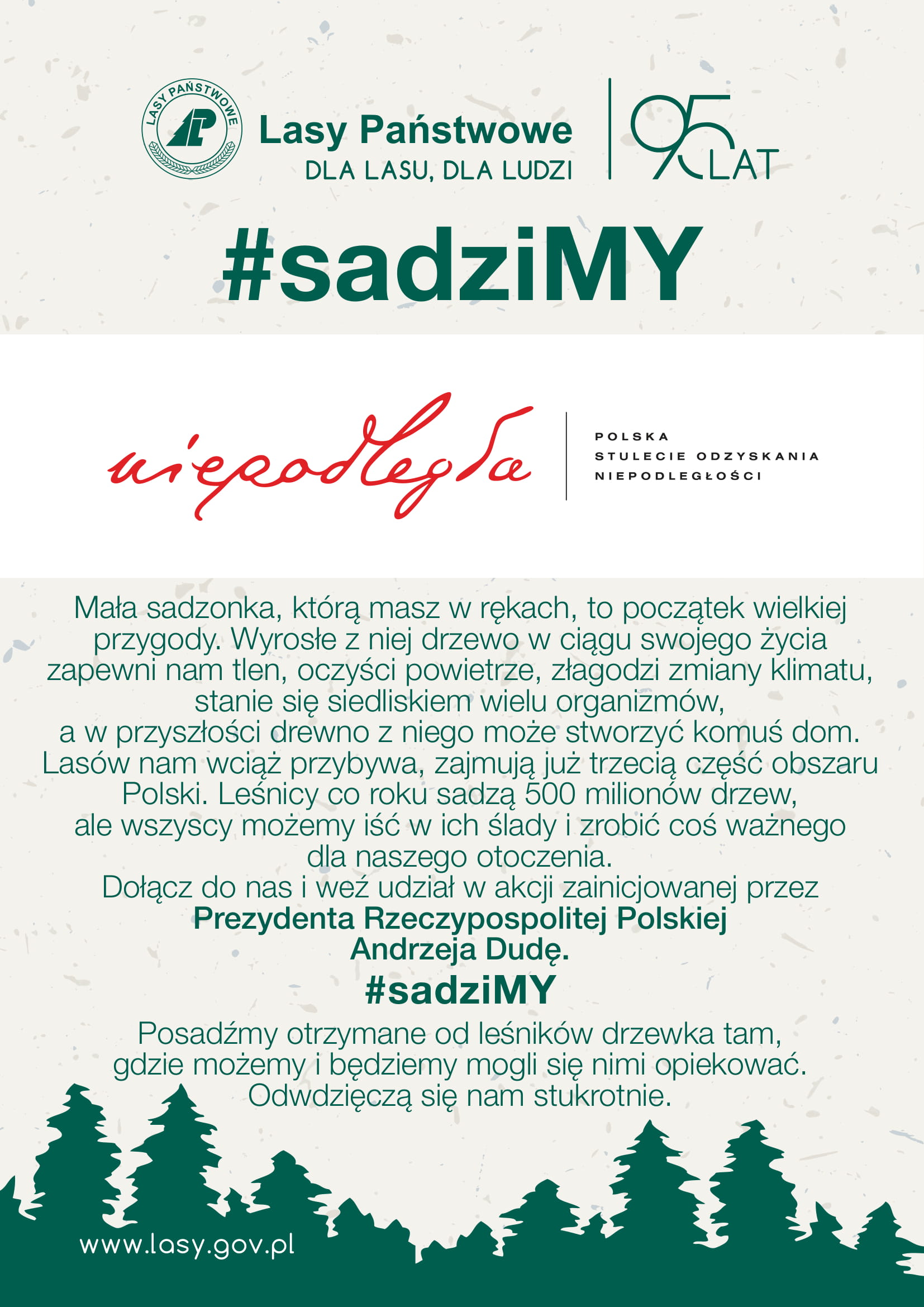Plakat informujący