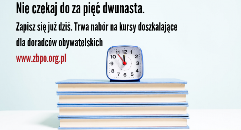 Kursy doszkalające dla doradców obywatelskich