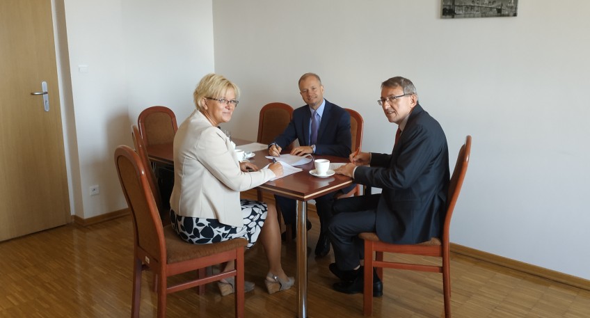 Porozumienie o współpracy pomiędzy Sądem Rejonowym a ZS nr 1 w Szamotułach