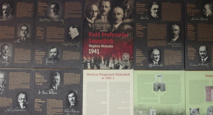 Wystawa pn."Kaźń Profesorów Lwowskich - Wzgórza Wuleckie"