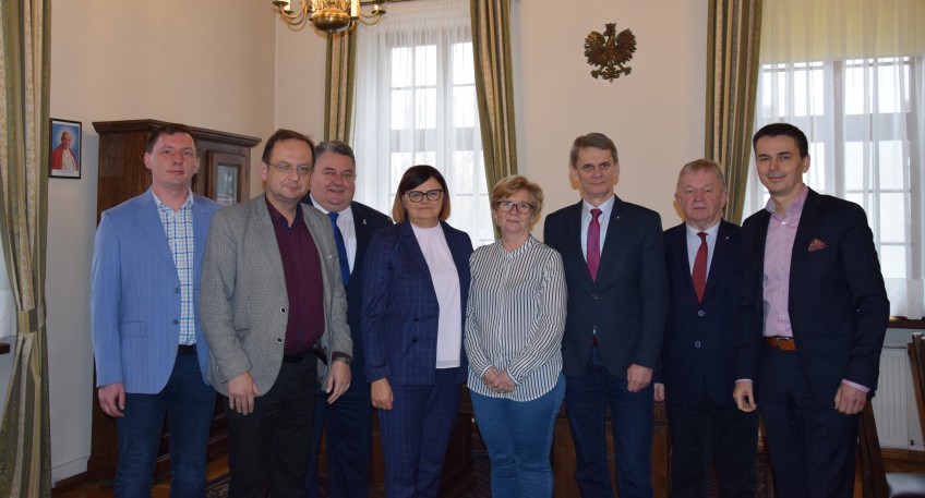 Spotkanie Wójtów i Burmistrzów w Starostwie Powiatowym