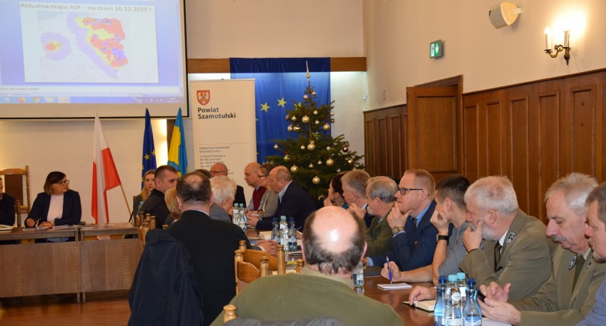Posiedzenie Powiatowego Zespołu Zarządzania Kryzysowego