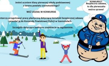 Konkurs "Bezpieczna zabawa, to dla pierwszaka ważna sprawa”