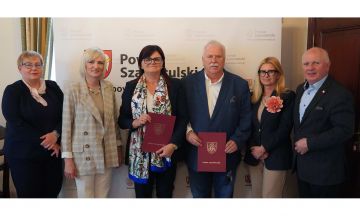 Powiat Szamotulski i Gmina Kaźmierz zawarły porozumienie dotyczące rozbudowy drogi Kaźmierz - Tarnowo Podgórne