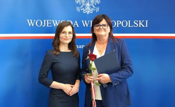 Odznaka Honorowa za Zasługi dla Samorządu Terytorialnego dla Starosty Szamotulskiego Beaty Hanyżak