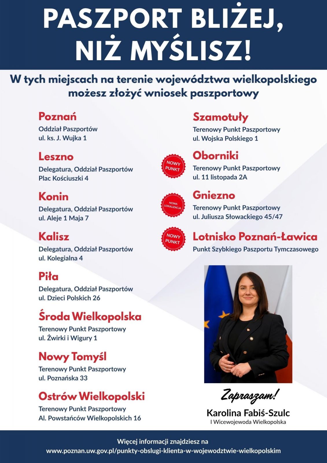 Punkty paszportowe w Wielkopolsce