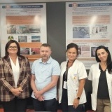Starosta Szamotulski Beata Hanyżak, dr n. med. Piotr Liszkowski, Dyrektor Szpitala w Szamotułach Remigiusz Pawelczak oraz dr n. med. Mariusz Nowak