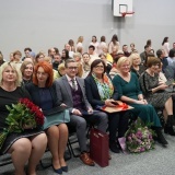 Starosta Szamotulski Beata Hanyżak, Radny Tomasz Runowski oraz Przewodniczący Rady Miasta i Gminy Szamotuły Justyna Szaniawska-Budaj podczas trwania koncertu