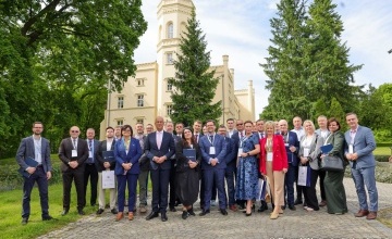 Uczestnicy posiedzenia inauguracyjnego Rady Rozwoju Obszaru Gospodarczego