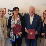 Podpisanie porozumienia między Powiatem Szamotulskim a Gminą Kaźmierz  (2)