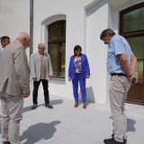 Zarząd Powiatu z wizytą w Muzeum - Zamek Górków (1)