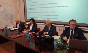 Starosta Szamotulski Beata Hanyżak, Wicestarosta Szamotulski Przemysław Nowak, Przewodniczący Rady Powiatu Adam Woropaj oraz Wiceprzewodniczący Rady Powiatu Michał Karwacki