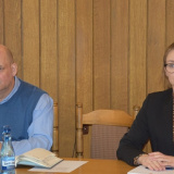 Spotkanie podsumowujące akcję likwidacji ogniska ptasiej grypy w miejscowości Zapust w gminie Ostroróg