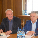 Spotkanie podsumowujące akcję likwidacji ogniska ptasiej grypy w miejscowości Zapust w gminie Ostroróg