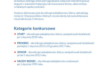 XV Edycja Konkursu na Mikroprzedsiębiorcę Roku