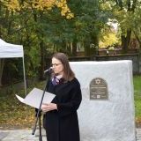 Przemawiająca Anna Czerwińska- Walczak
