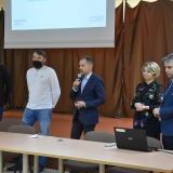 Przedstawiciele- Starostwa Powiatowego, Zespołu Szkół nr 3 oraz firmy SPOMASZ Wronki