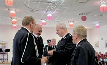 Wręczanie odznaczeń Druhom z OSP Chojno 
