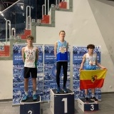 Zawodnicy na podium 