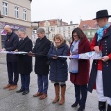 Przecięcie wstęgi przez włodarzy 