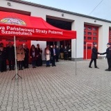  Uroczyste przekazanie i poświęcenie ciężkiego samochodu ratowniczo-gaśniczego dla Komendy Powiatowej Państwowej Straży Pożarnej w Szamotułach