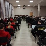  Zabranie sprawozdawcze OSP Ćmachowo - na sali siedzą goście