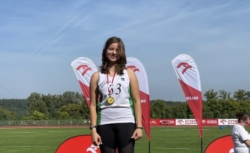 Monika Dolińska ze złotym medalem