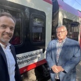 Wicestarosta Szamotulski Rafał Zimny oraz Członek Zarządu Kazimierz Michalak