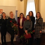 Starosta Szamotulski, Dyrektor Wydziału Edukacji, Spraw Obywatelskich, Kultury, Sportu i Turystyki, Dyrektorzy ZS nr 3 w Szamotułach i ZSS w Szamotułach wraz z mianowymi nauczycielami