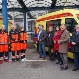 Starosta Szamotulski Beata Hanyżak, Wicestarosta Szamotulski Rafał Zimny, członkowie Zarządu, Przewodniczący Rady Powiatu Radosław Łanoszka, Przewodniczący Komisji Spraw Obywatelskich i Zarządzania Kryzysowego Rady Powiatu Szamotulskiego Michał Karwacki.