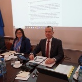 Starosta Szamotulski Beata Hanyżak, Wicestarosta Szamotulski Rafał Zimny, Przewodniczący Rady Powiatu Radosław Łanoszka oraz Wiceprzewodniczący Rady Powiatu Piotr Michalak