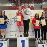 Antonina Mikołajczak na drugim stopniu podium
