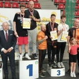 Gracjan Kołodziej na drugim stopniu podium
