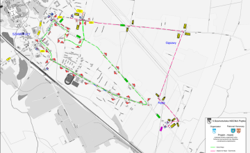 Mapa czasowej zmiany organizacji ruchu