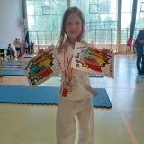 Zawodniczka Klubu Karate Isamashii Ostroróg