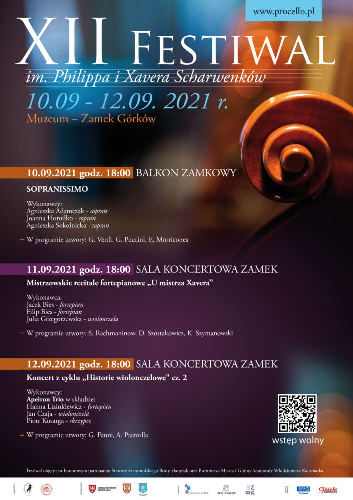 XII Festiwal Scharwenków - plakat