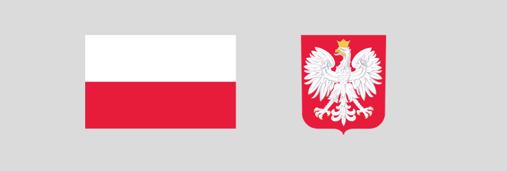 Flaga i Godło Polski 